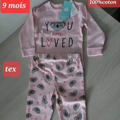 Pyjama fille 9 mois 